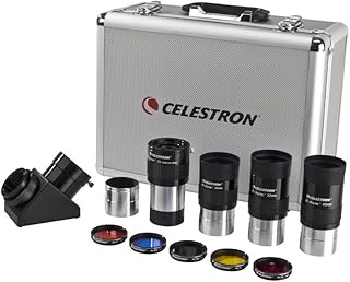 Ensemble d'accessoires d'oculaire et de filtre celestron de 12 pièces dans un étui de transport en métal durable. DIAYTAR COTE D'IVOIRE est une boutique en ligne qui se distingue par son offre impressionnante de plus de 300 000 produits. Elle propose une expérience d'achat en ligne fluide et sécurisée, avec des options de paiement variées et des délais de livraison rapides. La boutique en ligne est devenue un leader du commerce électronique en Côte d'Ivoire en raison de sa grande sélection de produits et de son engagement envers la satisfaction client.