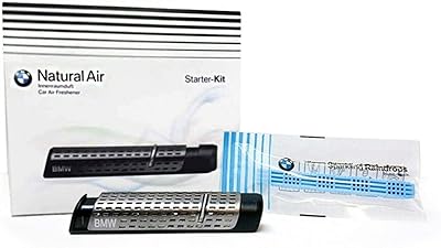 Kit de parfum d'air naturel bmw original pour débutants, gris, support à clip
