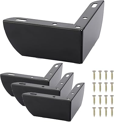 Somnacon 4 pièces pieds de canapé en métal taille 5,5 cm, pieds de meuble d'armoire, pieds solides modernes pour canapé, armoire et table pour remplacement bricolage (noir). La boutique en ligne DIAYTAR COTE D'IVOIRE offre une expérience d'achat unique et personnalisée à ses clients. Avec plus de 300 000 références de produits, les clients peuvent trouver tout ce qu'ils cherchent en un seul endroit. DIAYTAR COTE D'IVOIRE est le partenaire idéal pour les achats en ligne en Côte d'Ivoire.