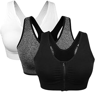 Soutien-gorge de sport sans armatures avec fermeture éclair sur le devant pour femme pour le yoga actif et post-chirurgie. DIAYTAR COTE D'IVOIRE est une boutique en ligne généraliste qui offre plus de 300 000 références de produits pour répondre à tous les besoins de ses clients. Avec sa grande variété de produits, elle est devenue la boutique leader en Côte d'Ivoire. Elle propose des produits de qualité à des prix compétitifs.