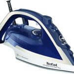 Fer à vapeur tefal ultraglide plus, système anticalcaire, 2800 watts, couleur bleu/argent