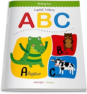 Lettres majuscules abc : écrivez et pratiquez les lettres majuscules de a à