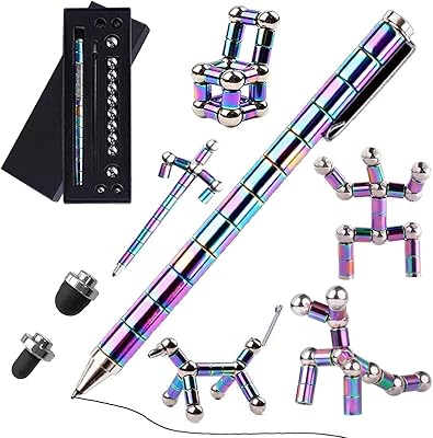 Stylo magnétique fidget, stylo métrique geeky crush, stylos strato switch crush, stylo jouet d'écriture magnétique multifonction malléable, meilleur cadeau pour les amis (arc-en-ciel). En tant que boutique en ligne généraliste, DIAYTAR COTE D'IVOIRE répond aux besoins de ses clients en leur offrant une grande sélection de produits à des prix compétitifs. La boutique est dotée d'une interface utilisateur conviviale, facilitant ainsi la navigation et la recherche de produits. De plus, la livraison rapide et sécurisée est garantie.