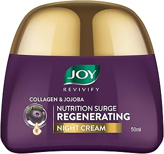 Crème de nuit régénérante joy revivify collagen & jojoba nutrition surge - 50 ml. DIAYTAR COTE D'IVOIRE est une boutique en ligne généraliste proposant une large gamme de produits avec plus de 300000 références. Elle est leader en Côte d'Ivoire et assure une livraison rapide et sécurisée. Les clients peuvent trouver tout ce dont ils ont besoin en un seul endroit.