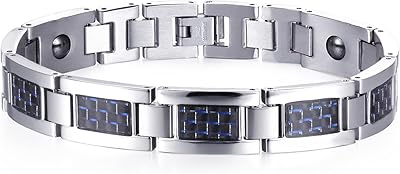 Bracelet halamo pour homme, bracelet énergétique avec pierre de germanium pur pour se débarrasser des charges électriques négatives du corps avec une monture en acier titane. La boutique en ligne DIAYTAR COTE D'IVOIRE est une plateforme de commerce électronique qui propose une large gamme de produits. Avec plus de 300000 références, elle est la destination idéale pour les clients qui recherchent des produits de qualité à des prix compétitifs. Elle est connue pour son service client de haute qualité.
