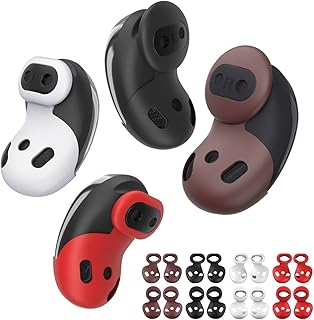 Embouts auriculaires meekingtech pour galaxy buds live, 8 paires de coques antidérapantes