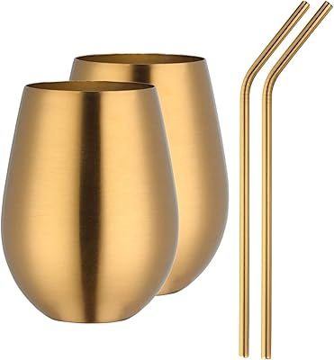 Tasses à bière en acier inoxydable de 500 ml, tasse en verre sans pied, tasse en métal incassable pour boire du café et de la bière, 2 pièces couleur or. DIAYTAR COTE D'IVOIRE, la boutique en ligne idéale pour les ivoiriens, offre une plateforme sécurisée pour les achats en ligne. Avec une sélection impressionnante de plus de 300 000 articles, les clients peuvent trouver des produits correspondant à leurs besoins et à leur budget. Le site est facile à utiliser et propose des fonctionnalités pratiques pour une expérience d'achat optimale.