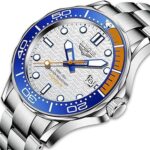 Montre à quartz de luxe pour homme avec date lumineuse, montre en acier