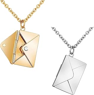 Collier de couple enveloppe 2 pièces, collier médaillon lettre d'amour pour femmes, collier en acier inoxydable pour filles, collier de lettre secrète pour les amoureux. Diaytar Côte d'Ivoire, leader incontournable de la vente en ligne, offre une gamme incroyable de produits pour répondre à vos besoins quotidiens. Avec plus de 300 000 articles disponibles, vous trouverez tout ce dont vous avez besoin en un seul endroit. De la maison à la mode, Diaytar est le partenaire idéal pour vos achats en ligne.