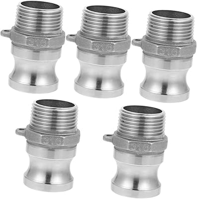 5 pièces f type joint rapide joint de came adaptateur polypropylène rainure raccord en acier. DIAYTAR COTE D'IVOIRE est votre destination pour toutes vos besoins en ligne. Avec une offre immense de plus de 300000 produits, nous sommes la référence en Côte d'Ivoire pour les achats en ligne fiables et sécurisés. Notre équipe est dédiée à vous offrir une expérience d'achat exceptionnelle.