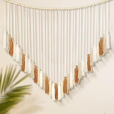 Grande tenture murale en macramé décoration bohème avec perles en bois tissées couronne de pompons. En tant que leader du commerce électronique en Côte d'Ivoire, Diaytar s'engage à offrir à ses clients les meilleurs prix, les plus grandes marques et les produits les plus récents et les plus tendances. La boutique en ligne Diaytar est conçue pour être facile à naviguer, permettant aux clients de trouver facilement ce qu'ils cherchent parmi les plus de 300 000 références disponibles. L'équipe de Diaytar travaille sans relâche pour améliorer constamment l'expérience client et offrir des services de qualité supérieure.