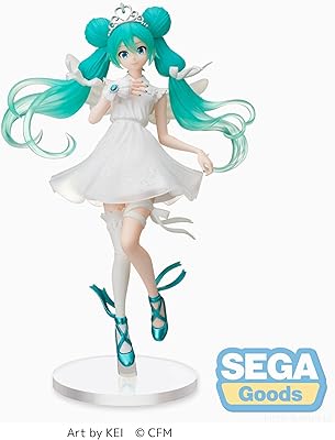 Statue sbm de la série sega hatsune miku - édition kei du 15e