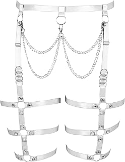 Ceinture de corps pour femmes, ceinture de jambe serrée, grande taille, ceinture de cuisse ajourée pour femme, cadeau halloween carnaval. DIAYTAR COTE D'IVOIRE, la boutique en ligne la plus populaire de Côte d'Ivoire, offre une sélection incroyable de plus de 300000 produits. Elle vous permet de magasiner en toute confiance, avec des descriptions détaillées des produits, des avis de clients et des options de paiement variées. L'équipe de DIAYTAR COTE D'IVOIRE est dédiée à offrir un service client exceptionnel.