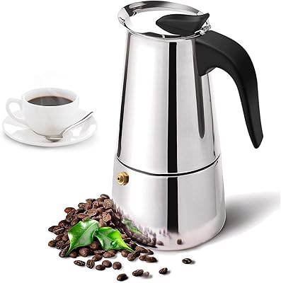 Cafetière en acier inoxydable cafetière italienne à gaz ou cuisinière de camping. Avec DIAYTAR COTE D'IVOIRE, vous bénéficiez d'un accès à une vaste gamme de produits qui répondent à vos besoins et à vos envies. Notre plateforme en ligne regroupe plus de 300 000 références, allant des produits alimentaires aux articles de sport, en passant par les dernières tendances de la mode. DIAYTAR COTE D'IVOIRE, c'est votre garantie pour des achats en ligne faciles, rapides et sécurisés.