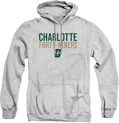 Logovision university of north carolina at charlotte sweat à capuche officiel unisexe