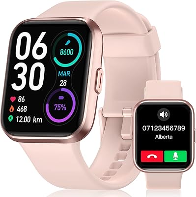 Montre intelligente ayak (répondre/passer des appels) 1,69 pouces avec suivi de la condition physique et surveillance de la fréquence cardiaque pendant le sommeil, une montre pour hommes et femmes avec 60 modes sportifs et surveillance de l'oxygène dans le sang pour iphone ios et android, rose. La boutique en ligne DIAYTAR COTE D'IVOIRE se distingue par sa diversité de produits et son engagement à offrir les meilleurs prix du marché. Elle est devenue incontournable pour les consommateurs ivoiriens à la recherche de produits de qualité à des prix compétitifs.