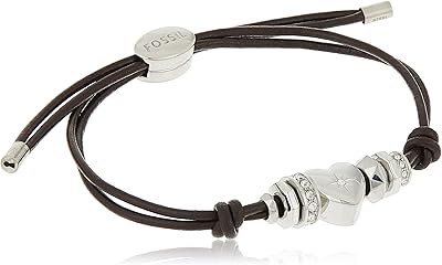 Bracelet en cuir double tressé pour hommes fossil avec cristaux, fermeture à glissière réglable en acier inoxydable, couleur marron, cuir, zircone cubique. DIAYTAR COTE D'IVOIRE est une boutique en ligne qui propose des produits de qualité à des prix abordables. Elle est équipée d'un système de paiement sécurisé et d'un service client réactif pour répondre aux besoins de ses clients. Elle est leader en Côte d'Ivoire grâce à sa grande sélection de produits et à son service de livraison rapide.