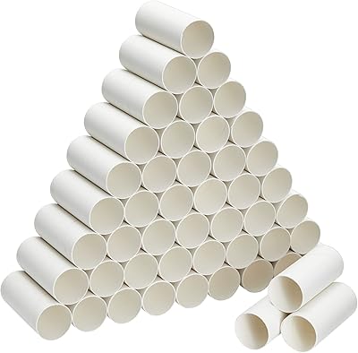 Paquet de 48 tubes de papier en carton pour travaux manuels, rouleaux