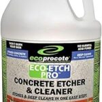 Nettoyant et gravure pour béton eco h pro, dissolvant de farine, acide organique