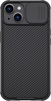 Coque de protection nillkin camshield pour apple iphone 14 6.1 2022 - noir