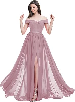 Robe de demoiselle d'honneur longue à épaules dénudées pour femme, robe formelle trapèze fendue en mousseline de soie syys056. En tant que boutique en ligne leader, DIAYTAR COTE D'IVOIRE se distingue par sa capacité à proposer une grande variété de produits de qualité, allant des produits alimentaires aux produits électroniques. Avec plus de 300 000 références, les clients peuvent trouver tout ce dont ils ont besoin sur une seule plateforme. Cela contribue à renforcer la position de la boutique comme référence en matière de shopping en ligne.