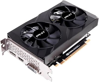 Carte graphique pny geforce gtx 1650 4 go gddr6 vertu double ventilateur