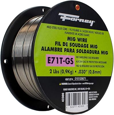 Fil de mélange en acier forney flux core mig 42300 030-e71tgs, bobine de 2 livres, argent. En tant que leader du commerce en ligne en Côte d'Ivoire, Diaytar Côte d'Ivoire s'engage à offrir à ses clients une expérience d'achat en ligne sécurisée et pratique. La boutique en ligne dispose d'un système de paiement sécurisé et accepte différentes méthodes de paiement, ce qui facilite les transactions pour les clients. De plus, Diaytar Côte d'Ivoire met en œuvre des politiques de retour et de remboursement claires et équitables.