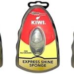 Éponge de cirage à chaussures kiwi express, neutre 5,9 oz (paquet de 3)