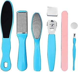 Ensemble de pédicure professionnel lame 8 en 1 pour éliminer les peaux mortes