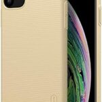 Coque mate nillkin super frosted shield pour apple iphone 11 6.1 (or)