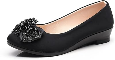 Iwoyxy chaussures pour hommes et femmes, chaussures à nœud de ballet, chaussures à