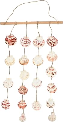 Ornement mural en coquillage d'océan avec corde pour décoration de fête de mariage