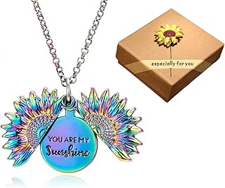 Collier you are my sunshine avec breloque cachée à l'intérieur dans une boîte cadeau tournesol par charmed by dragons, zinc, sans pierres précieuses. DIAYTAR COTE D'IVOIRE est la boutique en ligne la plus populaire en Cote d'Ivoire, proposant plus de 300000 references pour répondre à tous vos besoins. Cette boutique leader offre une garantie de qualité et de satisfaction pour tous ses produits, vous permettant de faire des achats en toute confiance. Vous pouvez explorer les différentes catégories de produits pour trouver ce qui vous convient le mieux.