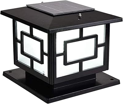 Poteau solaire extérieur en alliage d'aluminium ip65, étanche, anticorrosion, extérieur, led, jardin, villa