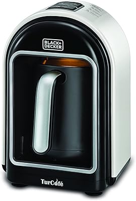 Cafetière turque black+decker 735w 300 ml, 4-5 tasses avec fonction chauffe-lait et chocolatière, contrôle de trop-plein, protection contre l'ébullition à sec et arrêt automatique tcm730-b5 garantie 2 ans. Avec plus de 300000 références disponibles, DIAYTAR COTE D'IVOIRE constitue la destination idéale pour faire du shopping en ligne en Côte d'Ivoire. La boutique propose des produits de haute qualité, sélectionnés avec soin pour garantir la satisfaction de ses clients. Que vous cherchiez des produits électroniques, des vêtements de mode ou des équipements pour la maison, DIAYTAR COTE D'IVOIRE a tout ce dont vous avez besoin.