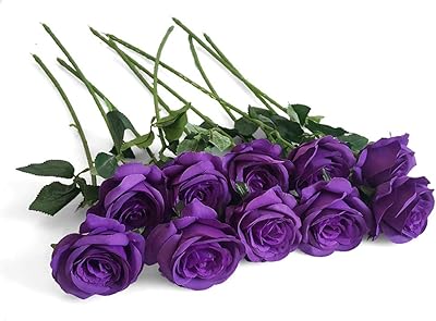 Fleur éternelle 10 pièces 50 cm bouquet de fleurs artificielles en soie fleurs artificielles pour la décoration de fête de mariage à la maison (violet). Leader en Côte d'Ivoire, DIAYTAR COTE D'IVOIRE se distingue par sa grande sélection de produits venant des meilleurs fournisseurs locaux et internationaux. Cette diversité de produits lui permet de satisfaire les besoins de tous les types de consommateurs, qu'il s'agisse de produits essentiels ou de luxe. Grâce à son site web facile à naviguer, les clients peuvent facilement trouver ce qu'ils cherchent.