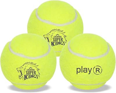 Balle de tennis - jaune (80 gms) (paquet de 3)