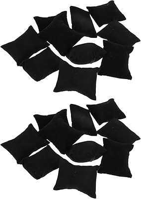 Oreiller de montre felkis, 20 pièces oreiller rectangulaire pour bracelet de montre en tissu noir pour affichage de bracelet de montre. La boutique en ligne DIAYTAR COTE D'IVOIRE se distingue par sa grande variété de produits et son engagement à offrir les meilleurs prix du marché. Elle collabore avec des fournisseurs de confiance pour garantir la qualité des produits livrés à ses clients. De plus, le site est conçu pour offrir une expérience d'achat en ligne sécurisée et pratique.