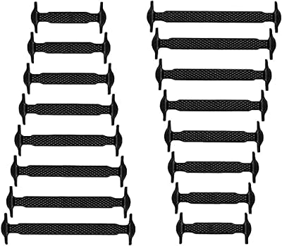 Lacets sans nœuds pour enfants et adultes, lacets élastiques pour baskets, lacets plats