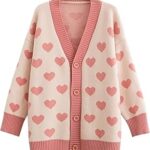 Missio femmes automne hiver pull décontracté en forme de coeur épais