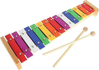 Sinkyu kids piano xylophone 15 notes glockenspiel piano, jouet musical éducatif