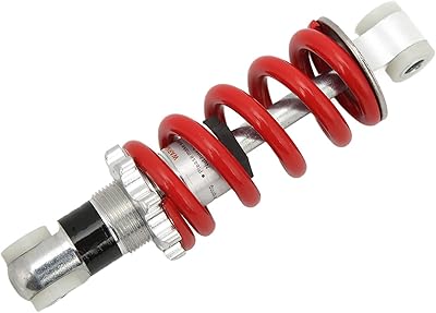 Amortisseur de moto 150mm 750lbs nm rouge réglable pour scooter électrique et cyclomoteur