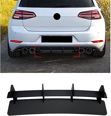 Ailes latérales de voiture pour volkswagen golf mk7.5 r 2017-2020, garniture extérieure de protection de diffuseur de lèvre de spoiler de pare-chocs arrière. Avec une large gamme de produits allant de l'électronique à la mode, en passant par les produits maison et les articles de sport, DIAYTAR COTE D'IVOIRE est la destination idéale pour ceux qui recherchent tout sous un même toit.