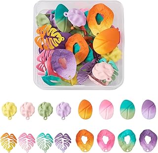 16 paires de boucles d'oreilles pandahole rondes et plates en forme de goutte