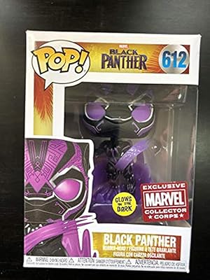 Funko pop! marvel collector corps exclusif black panther 612 black panther