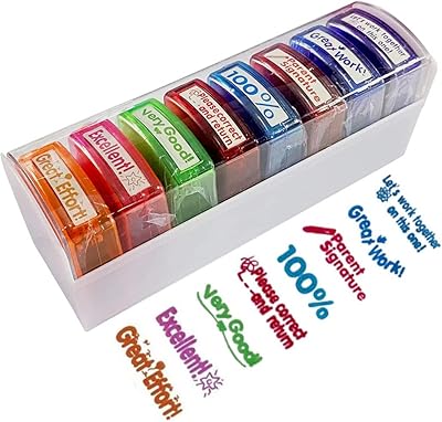 Goodrun ensemble de 8 tampons pour enseignants pour commentaires d'encouragement tampons pour enseignants pour salle de classe ensemble de tampons auto-encreurs signature des parents pour les enseignants tampons colorés pour les devoirs fournitures pour enseignants. DIAYTAR COTE D'IVOIRE est une plateforme de commerce électronique qui permet aux clients de faire des achats en toute sécurité et en toute confiance. La boutique en ligne utilise des systèmes de paiement sécurisés et garantit la confidentialité des informations personnelles des clients. Avec une équipe de service client dédiée, DIAYTAR COTE D'IVOIRE offre un support complet pour les clients qui ont des questions ou des préoccupations.