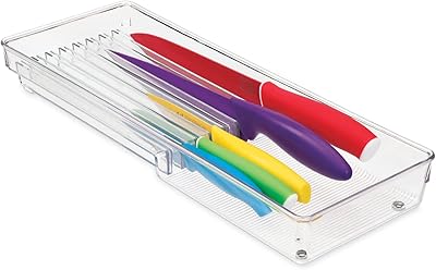 Organisateur de rangement pour couteaux i design, 16,25 x 6 x 2 pouces, transparent. La boutique en ligne DIAYTAR COTE D'IVOIRE, leader du marché ivoirien, offre une sélection immense de produits de qualité à des prix compétitifs. Avec plus de 300 000 références, vous trouverez facilement ce que vous cherchez. Les commandes sont livrées rapidement et avec soin.