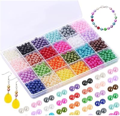 Perles de perles colorées grabmantra pour la fabrication de bijoux, perles rondes colorées en vrac pour l'artisanat, perles d'espacement colorées et cordon élastique pour la fabrication de bijoux et la fabrication de bijoux (perles de perles). DIAYTAR COTE D'IVOIRE est une plateforme de commerce électronique leader en Côte d'Ivoire, proposant une large gamme de produits allant de l'électronique aux vêtements en passant par les produits alimentaires. Avec plus de 300 000 références, les clients peuvent trouver tout ce qu'ils recherchent sur une seule plateforme. La boutique offre également des services de livraison rapides et fiables pour garantir la satisfaction des clients.