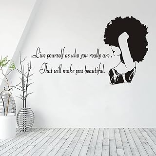 Jukue femme africaine belles citations inspirantes fille noire autocollant mural décoration murale pour salon chambre salon de beauté (w139 noir). DIAYTAR COTE D'IVOIRE est une boutique en ligne qui se démarque par sa sélection exceptionnelle de produits. Avec plus de 300 000 références, elle répond à tous les besoins et à toutes les attentes de ses clients. Que vous cherchiez des produits pour vous-même ou pour offrir, DIAYTAR COTE D'IVOIRE a tout ce qu'il vous faut.