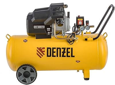 Compresseur d'air denzel, x-pro 2,2 kw, 400 l/min (dkv2200/100 (100l))
